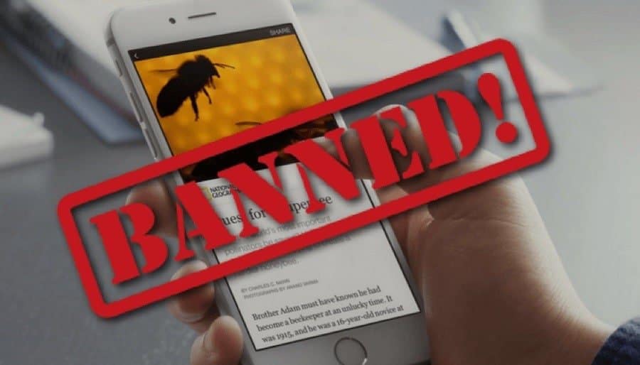facebook instant articles banned