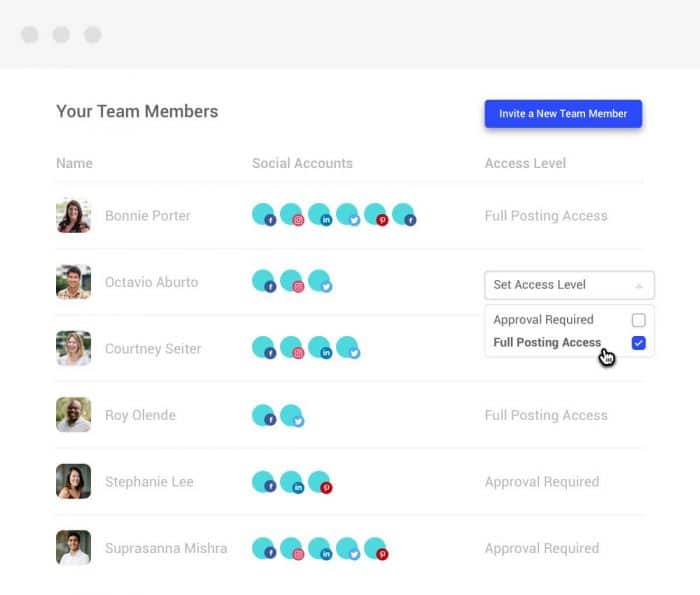 Hootsuite Alternatives - Buffer Team Management