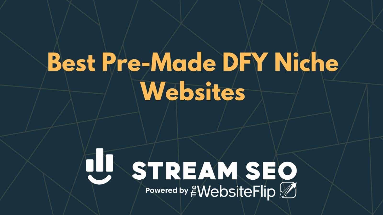 Best Pre-Made DFY Affiliate Websites